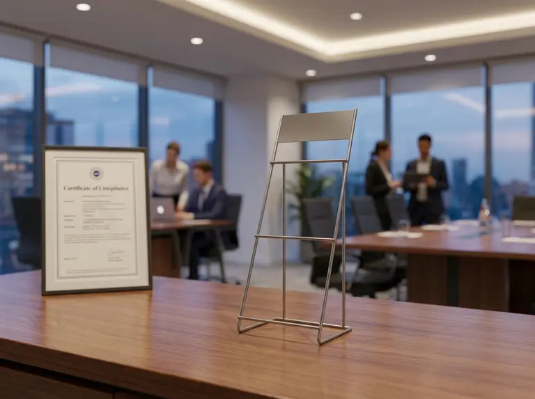 Сертификат на стойки