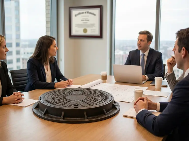 Сертификат на крышку колодца